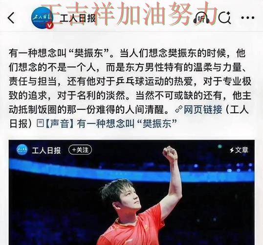 樊振东在NBA中赛后发声回应外界质疑 成为赛后讨论的焦点